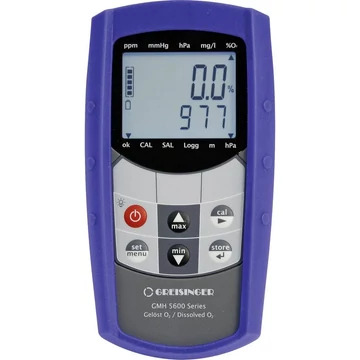 Greisinger GMH5630 Kombinált mérőműszer O2 koncentráció, O2 telítettség, Nyomás, Hőmérséklet