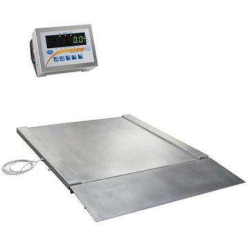 PCE Instruments Áthajtó mérleg Mérési tartomány (max.) 1500 kg Leolvashatóság 500 g Hálózatról üzemeltetett Nemesacél