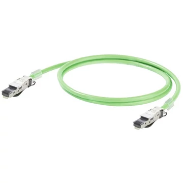Weidmüller 1173030250 RJ45 Hálózati kábel, patchkábel CAT 5e SF/UTP 25.00 m Zöld Lángálló, Olajálló, UV álló 1 db