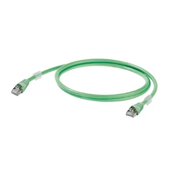 Weidmüller 1166020200 RJ45 Hálózati kábel, patchkábel CAT 5 SF/UTP 20.00 m Zöld Lángálló, Védővel 1 db