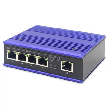Digitus DN-651120 Ipari Ethernet switch 10 / 100 / 1000 MBit/s IEEE 802.3af (12.95 W), IEEE 802.3at (25.5 W)