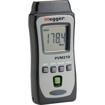Fotovoltaik fénymérő, napbesugárzás intenzitás mérő Megger PVM210