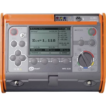 Sonel MPI-520 Telepítés teszter VDE szabvány 0100