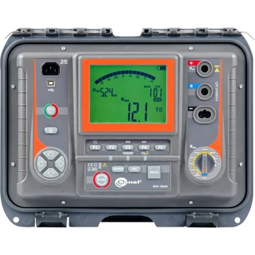 Sonel MIC-5005 Szigetelésmérő műszer Kalibrált (ISO) 250 V, 500 V, 1000 V, 2500 V, 5000 V 15 TΩ