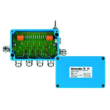 Weidmüller FBCON PA CG/M12 4WAY EX 8564170000 Érzékelő/működtető doboz, passzív Profibus PA standard elosztó EEx(ia) 1 d