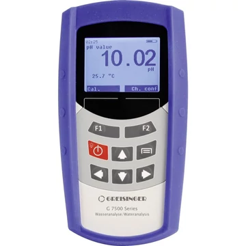 Greisinger G7500 Kombinált mérőműszer pH érték, Redox (ORP), Hőmérséklet, O2 telítettség, O2 koncentráció, Vezetőképessé