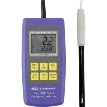 Greisinger GMH 3451 Vezetőképesség mérő készülék, GMH 3451
