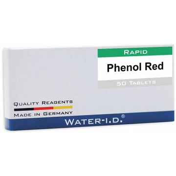Water ID 50 Tabletten Phenol Rot für FlexiTester Tabletták