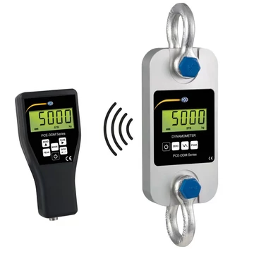 PCE Instruments Karos mérleg Mérési tartomány (max.) 5000 kg Elemekről üzemeltetett Fémes