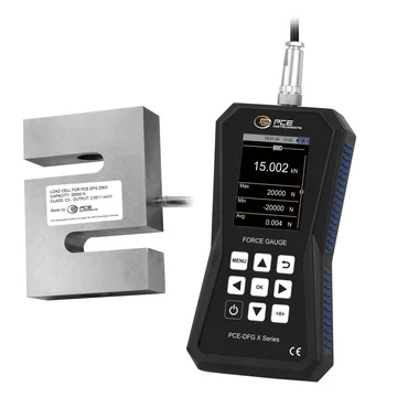 PCE Instruments Erőmérő készülék 0 - 20000 N Gyári standard (tanúsítvány nélkül)