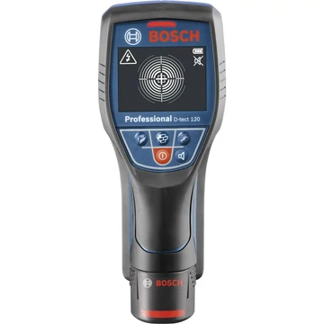 Bosch Professional Helymeghatározó D-tect 120 0601081301 Keresési mélység (max.) 120 mm Alkalmas Fa, Vastartalmú fém,