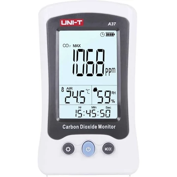 Digitális szén-dioxid mérő, CO2 mérő, Uni-T A37
