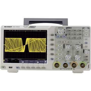 VOLTCRAFT DSO-6084F Digitális oszcilloszkóp Kalibrált (DAkkS) 80 MHz 1 GSa/mp 40000 kpts 8 bit Digitális memória (DSO),