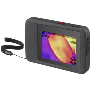 VOLTCRAFT WBP-120 Hőkamera Kalibráció (DAkkS) -20 - 550 °C 120 x 90 Pixel 50 Hz Beépített digitális kamera, WiFi, 2 m-ig