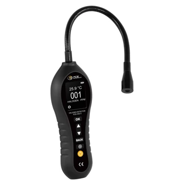 PCE Instruments Hűtőközeg mérőkészülék 0 - 1000 ppm Hőmérsékletmérő funkcióval Kalibráció Gyári standard (tanúsítvány né