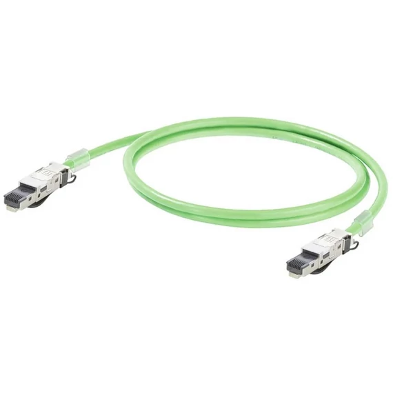 Weidmüller 1173030250 RJ45 Hálózati kábel, patchkábel CAT 5e SF/UTP 25.00 m Zöld Lángálló, Olajálló, UV álló 1 db