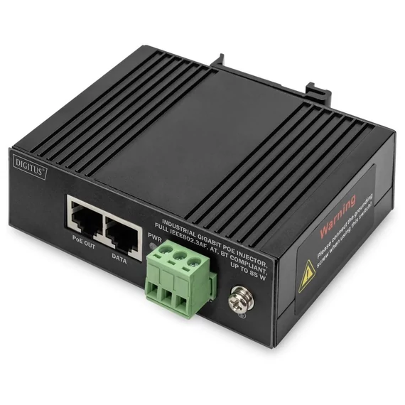 Digitus DN-651141 PoE injektor 10 / 100 / 1000 MBit/s IEEE 802.3af (12.95 W), IEEE 802.3at (25.5 W), IEEE 802.3bt, IEEE8
