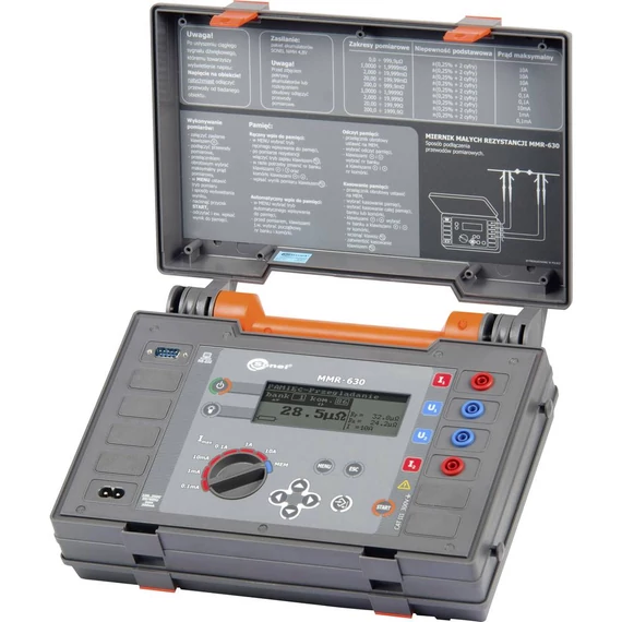 Sonel MMR-630 Alkatrész teszter digitális CAT IV 300 V
