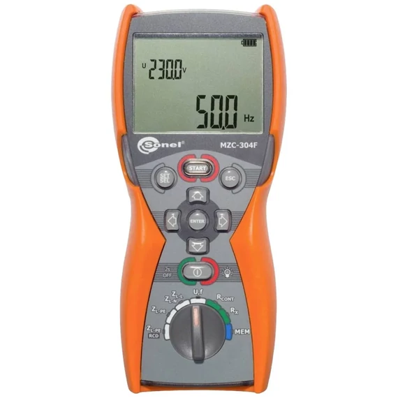 Sonel MZC-304 F Telepítés teszter