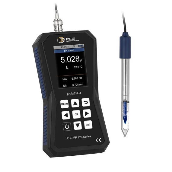 PCE Instruments pH mérő műszer pH érték, Hőmérséklet, Redox (ORP)