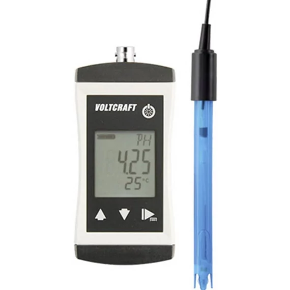 VOLTCRAFT KBM-110 pH mérő műszer Kalibrált (ISO) Redox (ORP), Hőmérséklet, pH érték