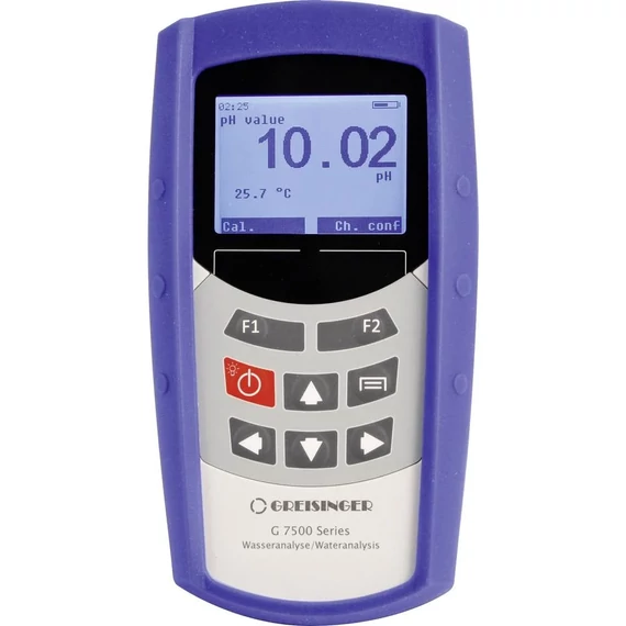 Greisinger G7500 Kombinált mérőműszer pH érték, Redox (ORP), Hőmérséklet, O2 telítettség, O2 koncentráció, Vezetőképessé