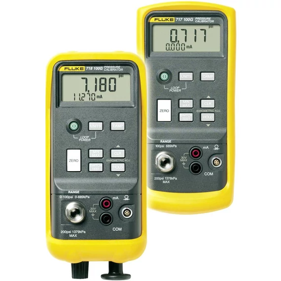 Fluke 717 30G Kalibrátor Kalibráció (ISO) Nyomás, Áram