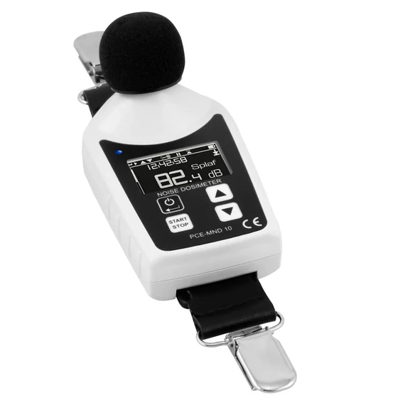 PCE Instruments Zajszintmérő DIN 15905-5 szerinti szintfelügyelet, Adatgyűjtő 70 - 140 dB 31.5 Hz - 8 kHz