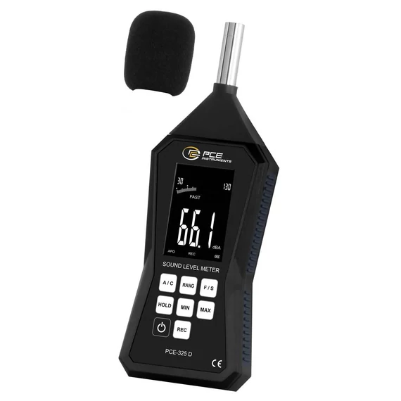 PCE Instruments Zajszintmérő 30 - 90 dB 31.5 Hz - 8000 Hz
