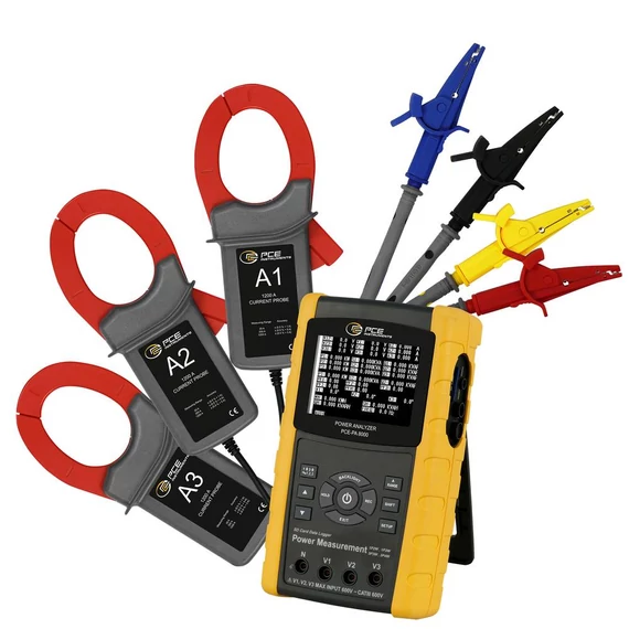 Háromfázisú hálózatanalizátor, PCE Instruments PCE-PA 8000