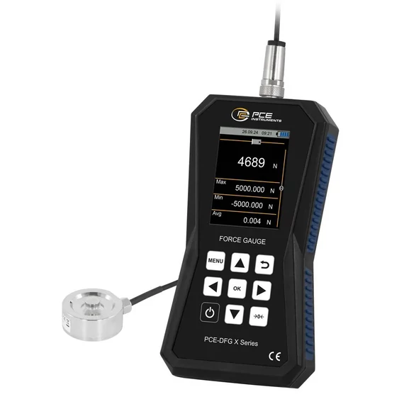 PCE Instruments PCE-DFG 5K XF Erőmérő készülék 0 - 5000 N Gyári standard (tanúsítvány nélkül)