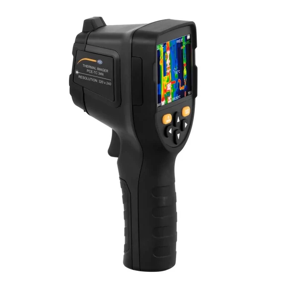 PCE Instruments Hőkamera -20 - 300 °C 9 Hz Beépített digitális kamera, Rendkívül masszív, 2 m-ig leesést tűrő, Infra
