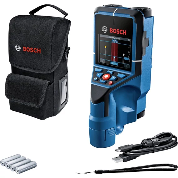 Gerenda-, vezeték- és fémkereső max. 200 mm, Bosch Professional Helymeghatározó D-Tect 200 C 0601081600