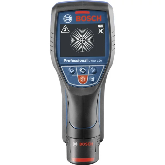 Bosch Professional Helymeghatározó D-tect 120 0601081301 Keresési mélység (max.) 120 mm Alkalmas Fa, Vastartalmú fém,