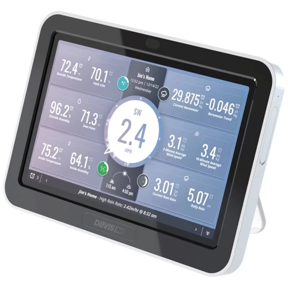 Davis Instruments Weatherlink Touch Console 6313EU Vezeték nélküli időjárásjelző állomás Érzékelők száma (max.) 80