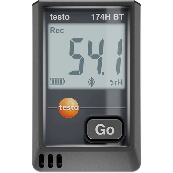 testo 174 H BT - Mini adatgyűjtő hőmérséklet és páratartalom mérésére Bluetooth funkcióval és alkalmazáscsatlakozással